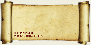 Danica Nikolendžić vizit kartica